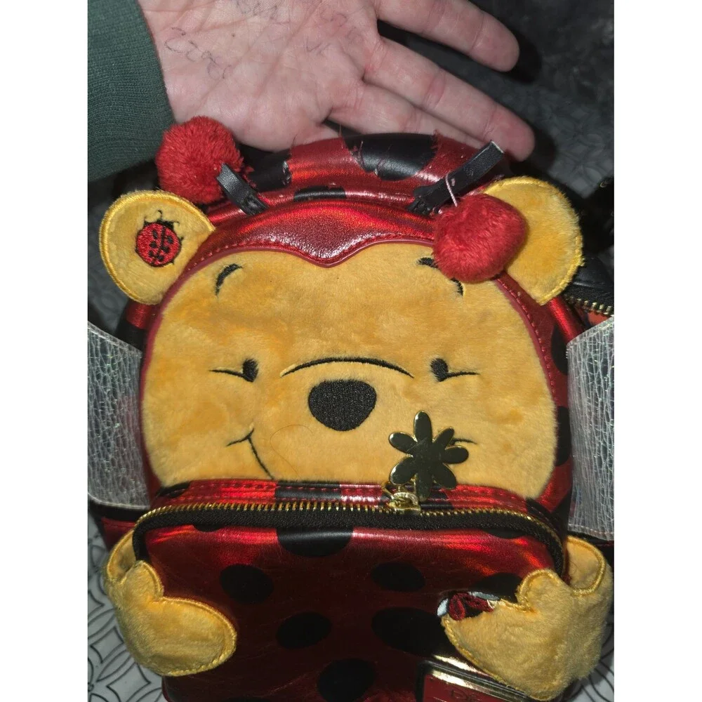 Loungefly Disney Winnie the Pooh Halloween costume ladybug mini backpack bookbag